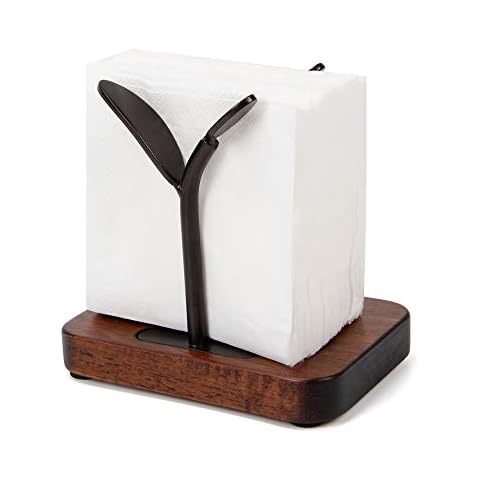 HoroM Dekorativer Serviettenhalter aus Holz Cover