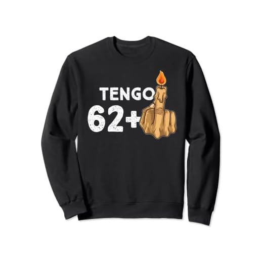 62+1 Dedo Medio Vela De Cumpleaños Para El 63º Cumpleaños Sudadera
