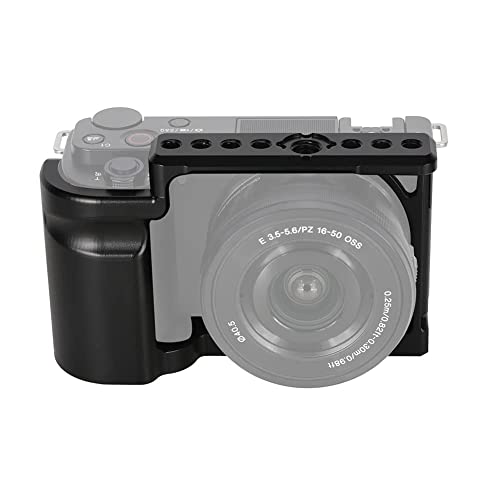 Image of NICEYRIG Cage for Sony ZV-E10 Vlog Vlogging Camera with Aluminum HandleGrip