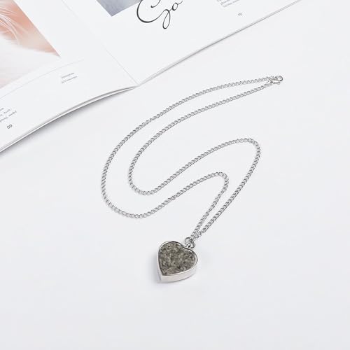 Collier urne funéraire cœur étanche pour protéger les cendres sans peur - 6