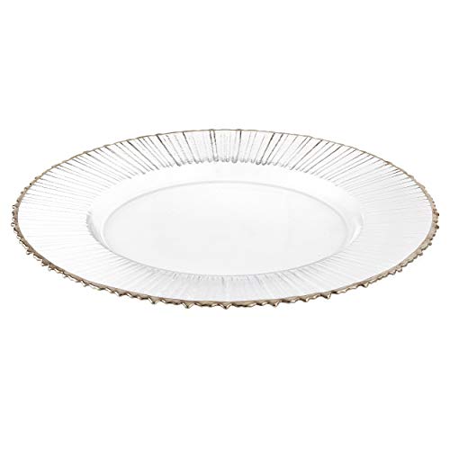 Elegance Charger Plates, Silver