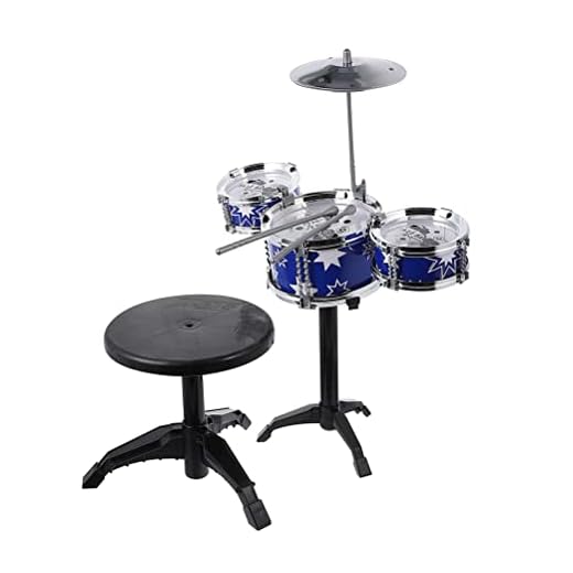 MILISTEN 1 Juego Batería De Juguete Batería Musical De Juguete Instrumentos Musicales Batería para Niños De 2 a 3 Años Tambor De Niños Tambor para Niño Pequeño Música Abdominales Percusión