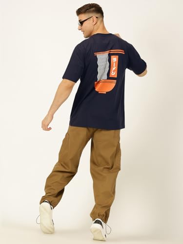 Image of Thomas Scott Men's | Graphic | Half Sleeve | Oversized Fit | 100% Cotton | Crew Collar | Casual Tshirt