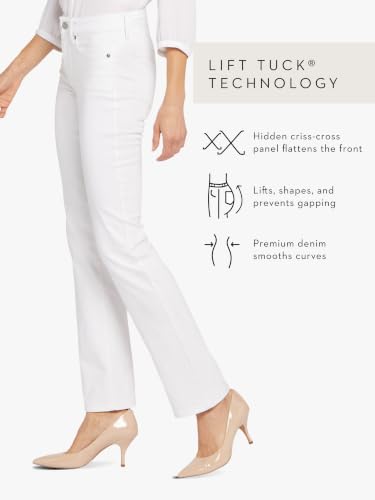 NYDJ Women's Marilyn Straight Denim Jeans, Optic White, 18 - image 5