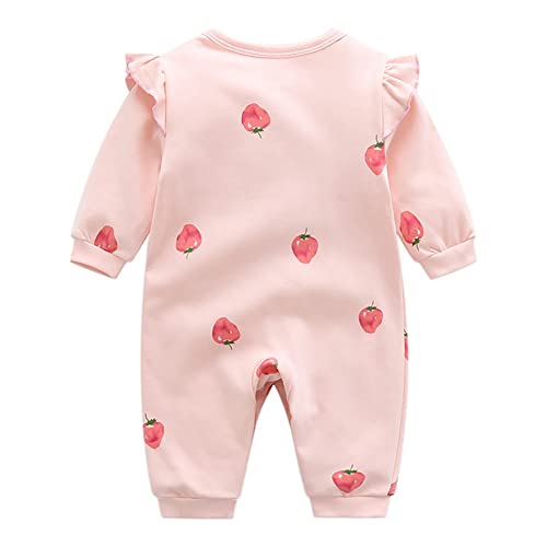 Curipeer Baby Girls Sleeveless Outfits Romper Print Cartoon Baby Summer Jumpsuit3