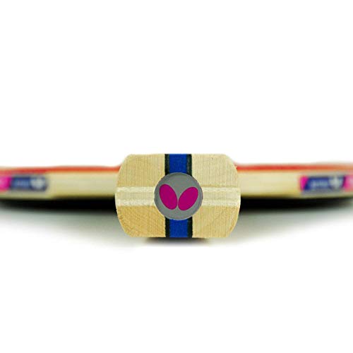 Image of Butterfly, ADDOY 3000 Wooden Blade with Addoy Red & Black Rubber, Table Tennis, TT Raquet, Single Color
