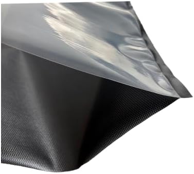 Vacuum Sealer Bags, 11" x 24", 3.5mil, Large Clear & Black Vacuum Seal Bags, Airtight, Smell Proof, Precut Vacuum Storage Bags for Food or Bulk Storing, 11x24, 100 Count