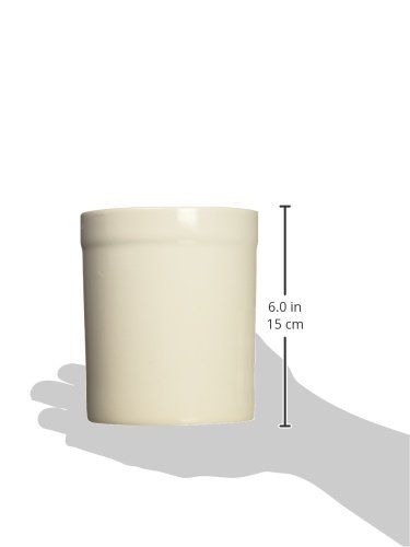 Fox Run Utensil Holder, White Stoneware #TOP3