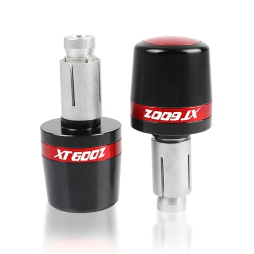 XIAOYANparts 7/8 "22mm Motorrad Lenker Griffe End Griff Bar Kappe Enden Stecker Für Yamaha XT660Z XT660 Z TENERE XT 660 Z(ROT)