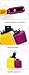 Plastic Musical Jam Block, Latin Percussion Instrument, Yellow-Purple，Hand Percussion (Yellow-Purple)