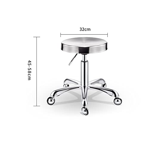 Tabouret de beauté barbier et fauteuil de coiffure pivotant à roulette - 3