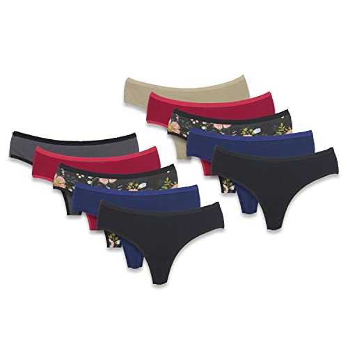 Kit 10 Calcinhas/Tangas Fio Duplo Algodão