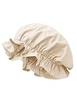 KUOIN Medieval Hat Women Bonnet for Colonial Peasant Cosplay Headwear (Beige)