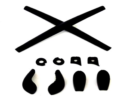 Galaxy Nose Pads & Earsocks Rubber Kits For Oakley Juliet Black