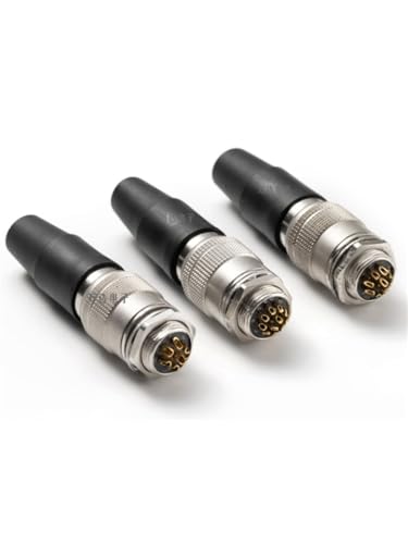 Connecteur caméra industrielle HR10 anti coupure signal compatible aviation HR10A-10P-12P