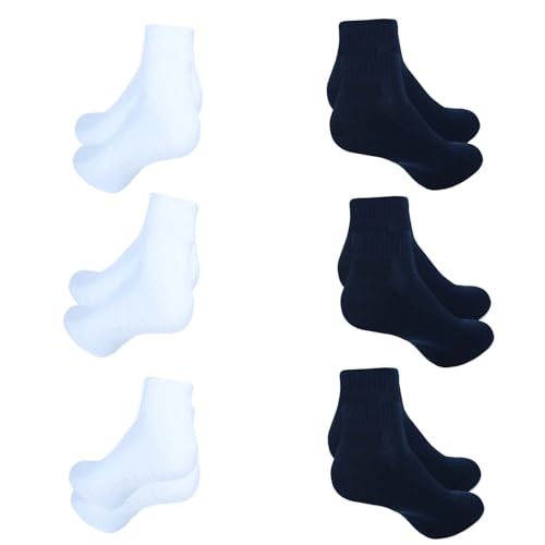 Image of Ankle Socks for Men|Sneaker Socks Breathable Socks for Loafers|Athletic Running Socks Gym Everyday Sock|6 Pairs