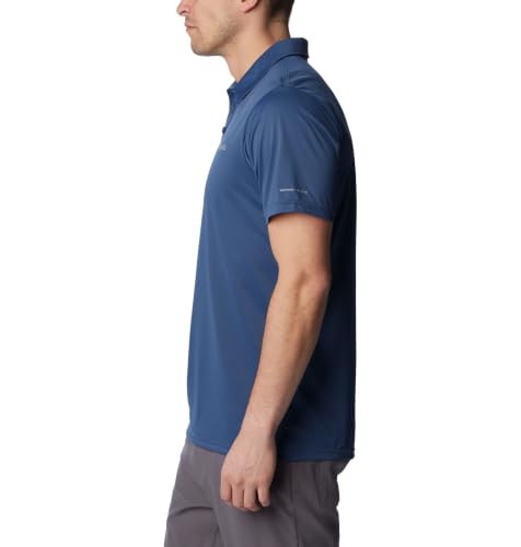 Image of Columbia Men's Solid Regular Fit Hike Polo