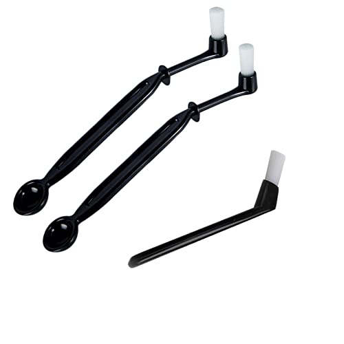Kaffee Bürste Reinigungsbürste für Kaffeemühle Kaffee Reinigungsbürsten Set Spresso Maschine Bürste Kaffee Reinigungswerkzeug für Reagenzgläser Teekanne Düse Espresso Maschine Gruppe Kopf 3 Stück Cover