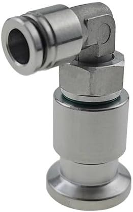 1.5" Tri Clamp to 14mm PC pneumatic quick connector Elbow adap 3/4" Tri  Clamp to 1.5" Tri Clamp to 6mm PC pneumatic quick connector Elbow SS304