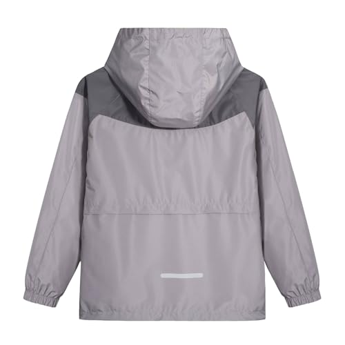 Image of MGEOY Kids Rain Jackets Waterproof with Hood Lightweight Rain Coats for Girls Boys