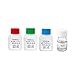 Produktbild well2wellness® Pufferlösung - Set mit pH 4,00 rot, pH 7,00 grün, pH 10,00 blau und neutral - Pufferlösungen mit je 50ml