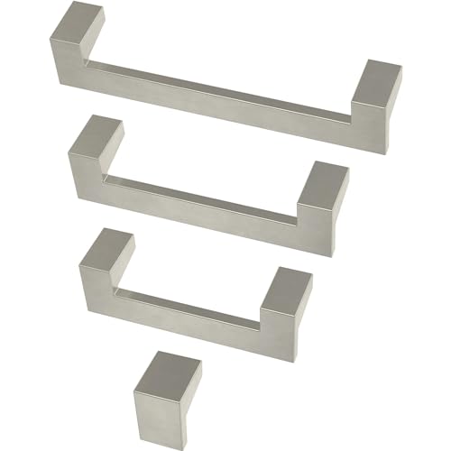 Franklin Brass (10-Pack) – Brushed Nickel Cabinet Knobs for Dressers, Drawers, Kitchen Cabinet Door, Vanity, Furniture, Closet Knobs, 1-1/16 Inch Square | Mirrored by Franklin Brass - Image 4