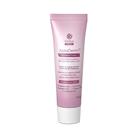 AproDerm Emollient Cream 50g Tube- Suitable for Dry Skin, Dermatitis, and Eczema (50g) - Vegan Cover