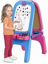 Crayola Magnetic Double Easel - Pink