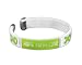 Lymphoma Awareness Bangle Bracelet - "Hope Faith Love" - Adult Size (1 Bracelet - Retail)