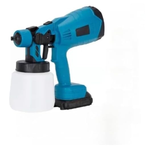 Pistola De Pintura Recarregável 2 Baterias 3 Bicos Profissional Pulverizador De Tinta 1000ml 200W