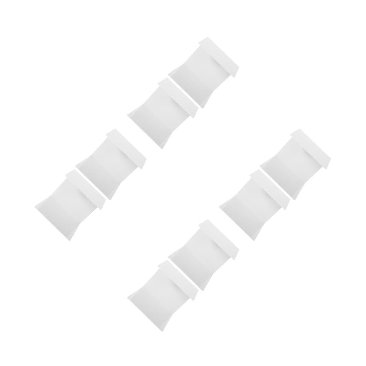Operitacx 8 Pezzi Supporto per Extension Ciglia in Plastica Bianca, Stabile | Saloni di Bellezza, Design Ergonomico, Facile Manutenzione, Riduce Affaticamento di Braccia e Collo