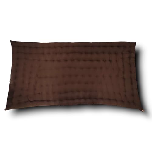 Image of ATOOTFUSION Soft Cotton Quilt | Foldable Mattress for Floor Light Weight Filled Single Firm Cotton Quilt Mattress Gadda (1 Sleeping Capacity, 3 x 6 ft or 72 x 36 Inches) (Brown)