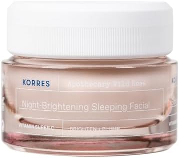 KORRES Wild Rose Brightening Sleeping Facial, 40 ml