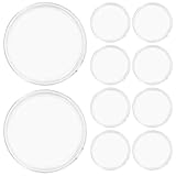 SHINEOFI 10pcs Storage Case with Lid for 60mm Commemorative Coins, Badge Display Holder and Collector