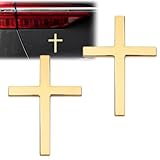 Application facile : le dos est livré avec un autocollant adhésif puissant, qui peut être collé fermement en retirant le film protecteur. Il n'est pas nécessaire de percer ou de retirer le logo d'origine de la voiture. Il est adapté à une variété de visages plats incurvés et est imperméable et anti-chute après l'installation