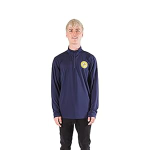 Ultra Game NBA Men’s Quarter Zip Long Sleeve Pullover T-Shirt