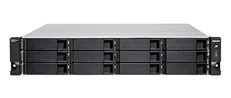 Qnap TS-h1277XU-RP-3700X-32G 12-Bay QTS Hero AMD Ryzen 5 8C 3,4 GHz 32 GB RAM 2 x 1 GB 4 x 10 GB 2 x 500 W, One Size