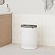 Brabantia - Selector Wäschekorb - Doppelten Quick-Drop-Deckel - Zwei Wäschekörbe - Wäschesack aus Baumwolle - Belüftungslöcher - Platzsparend - Weiss - 55 L- 29.0 x 63.0 x 45.0 cm