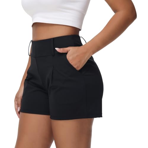 Blaosn Womens Golf Shorts Workout Running Bike Gym Athletic Lounge Work Dress Pants High Waist Cute Clothes Summer Outfits4