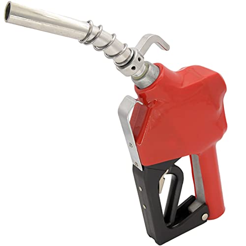 3/4 NPT High Flow Automatic Fuel Nozzle - Auto Shut-Off Car Filling Nozzle - Diesel Kerosene Gasoline (13/16in Spout 16GPM)