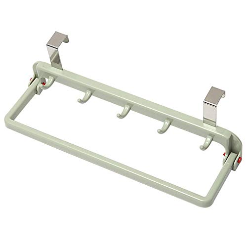 NEECS Gancio per Porta dell'Armadio Pieghevole Appendiabiti per Stracci da Cucina Portasciugamani Portaoggetti Portaoggetti per Porta Posteriore Appendiabiti per Stracci (Colore : D)