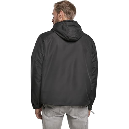 Image of Men's Fleece-Lined Quarter Zip Windbreaker Pullover