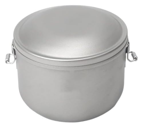 Caja Bento de acero inoxidable, portátil, redonda, de doble capa, capacidad de 800 ml, ideal para comidas sobre la marcha