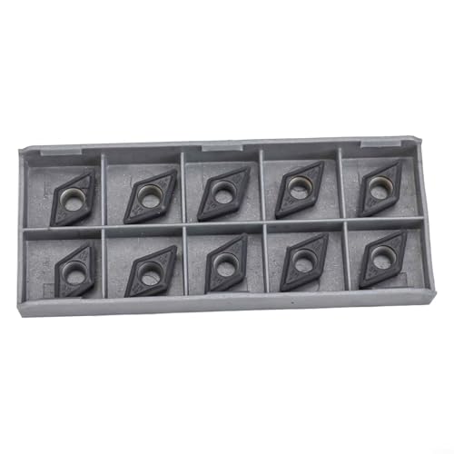 10 piezas DCMT11T308 SM insertos de carburo adecuados para torno torneado mecanizado de acero inoxidable hierro fundido con revestimiento y reemplazo de hoja por llave inglesa