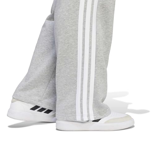 adidas Girl’s Essentials Pants, medium Grey Heather/White, 13-14 Years