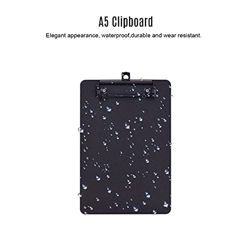 Staright A5 Tamanho Prancheta de Plástico Almofada de Escrita Placa Perfil Baixo Clipe Titular do Do