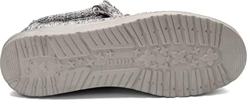 Hey Dude Men's Wally B Sox Grey Size 8 | Men’s Shoes | Men's Lace Up Loafers | Comfortable & Light-Weight | Image 5