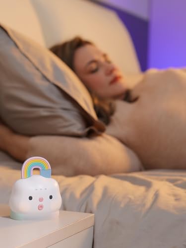Smily Mia Portable Sound Machine for Babies |White Noise Machine Baby| Sleep Soother |14 Soothing Sounds | Shush | Travel | Registry Gift | Baby Shower | New Born Essentials, Attach to Stroller/Crib - Image 3