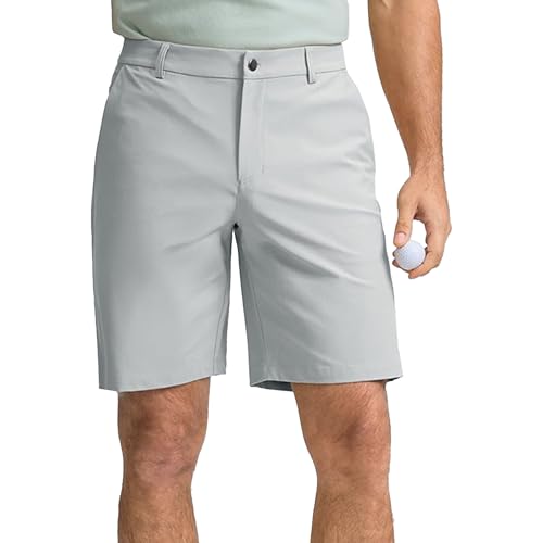 Men's Golf Shorts Quick Dry Stretch Athletic Casual Shorts with Pockets Lightweight Dress Work Travel Summer