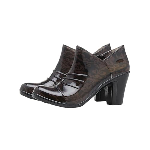 Chaussures de pluie femme antidérapantes et ultra légères à talon